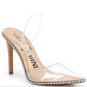 Gianni Bini Tan Heels Elegant Stiletto Design